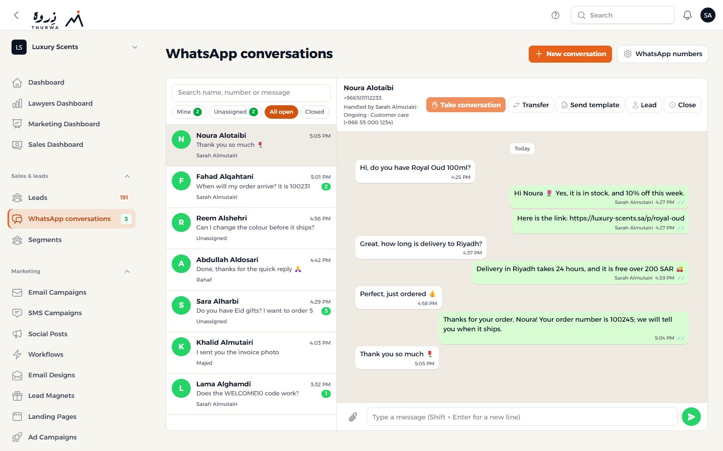 Every WhatsApp chat on one screen